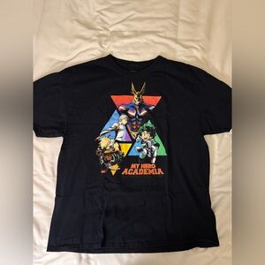 My Hero Academia Black Graphic T-Shirt